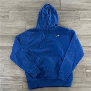Nike Men's Royal Blue Sweatshirt Hoodie Size Small